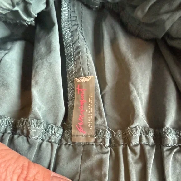 Free people Lightweight Cargo Pants - Teal Green - Picture 2 of 2